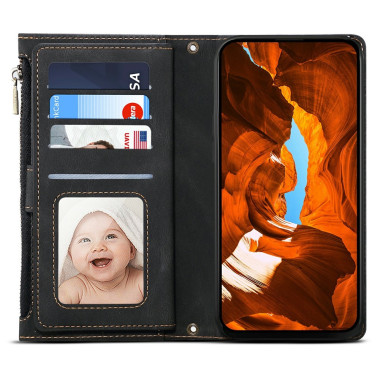 Housse Samsung Galaxy S26 Ultra Simili Cuir Fermeture Éclair