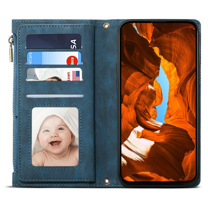 Housse Samsung Galaxy S26 Ultra Simili Cuir Fermeture Éclair