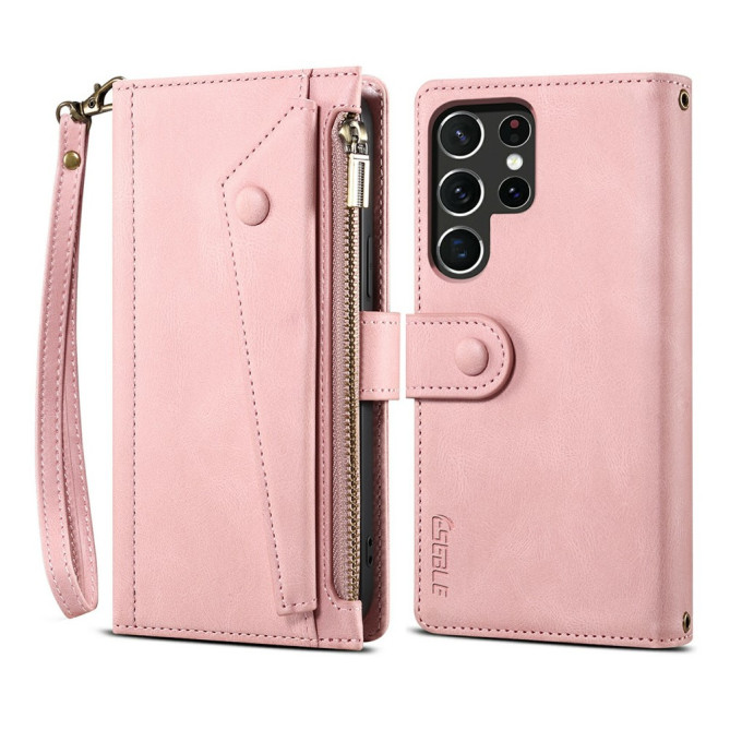 Housse Samsung Galaxy S26 Ultra Simili Cuir Fermeture Éclair