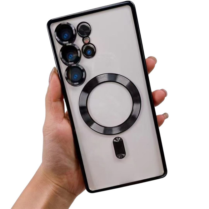 Coque Samsung Galaxy S26 Ultra Magnétique Transparente avec Protection Objectifs