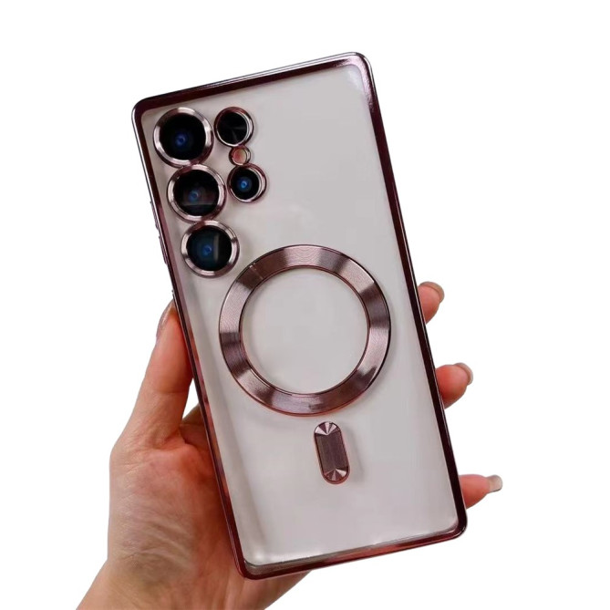 Coque Samsung Galaxy S26 Ultra Magnétique Transparente avec Protection Objectifs