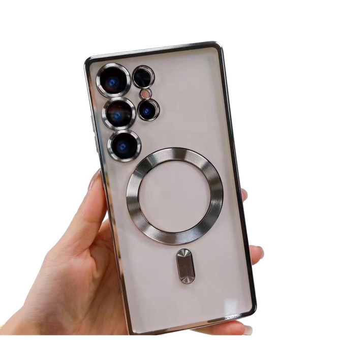 Coque Samsung Galaxy S26 Ultra Magnétique Transparente avec Protection Objectifs