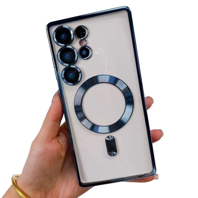 Coque Samsung Galaxy S26 Ultra Magnétique Transparente avec Protection Objectifs