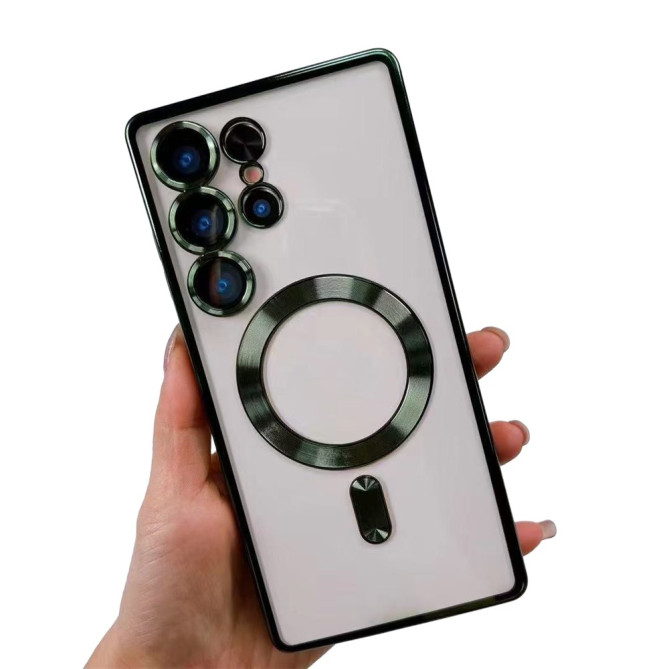 Coque Samsung Galaxy S26 Ultra Magnétique Transparente avec Protection Objectifs