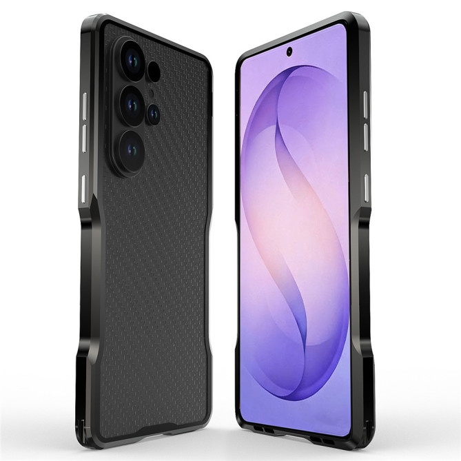 Coque Samsung Galaxy S26 Ultra Bumper Métallique avec Fixation à Vis