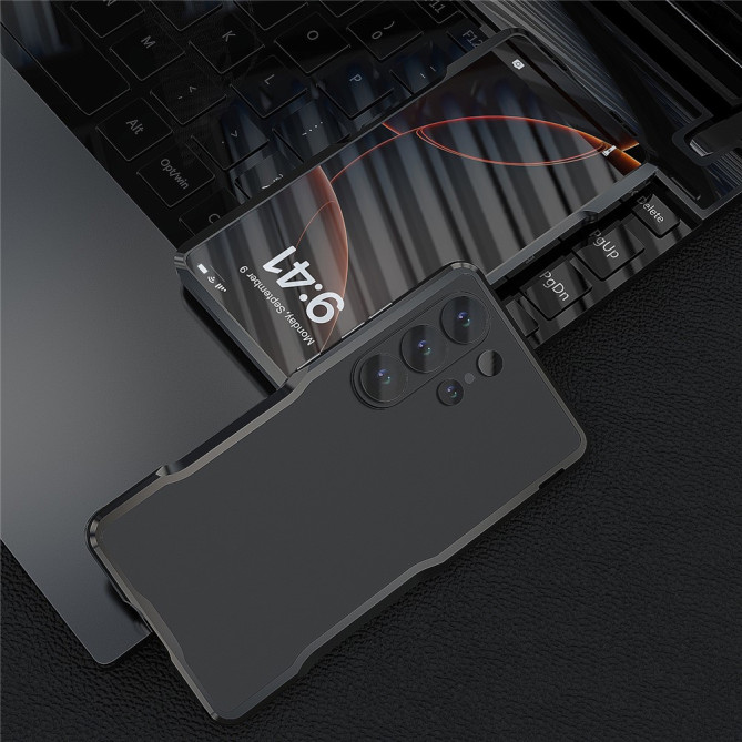 Coque Samsung Galaxy S26 Ultra Bumper Métallique avec Fixation à Vis