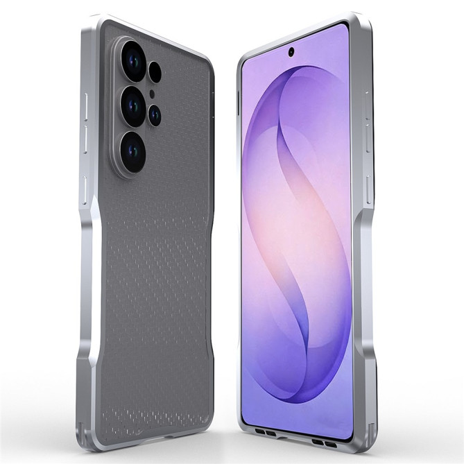 Coque Samsung Galaxy S26 Ultra Bumper Métallique avec Fixation à Vis