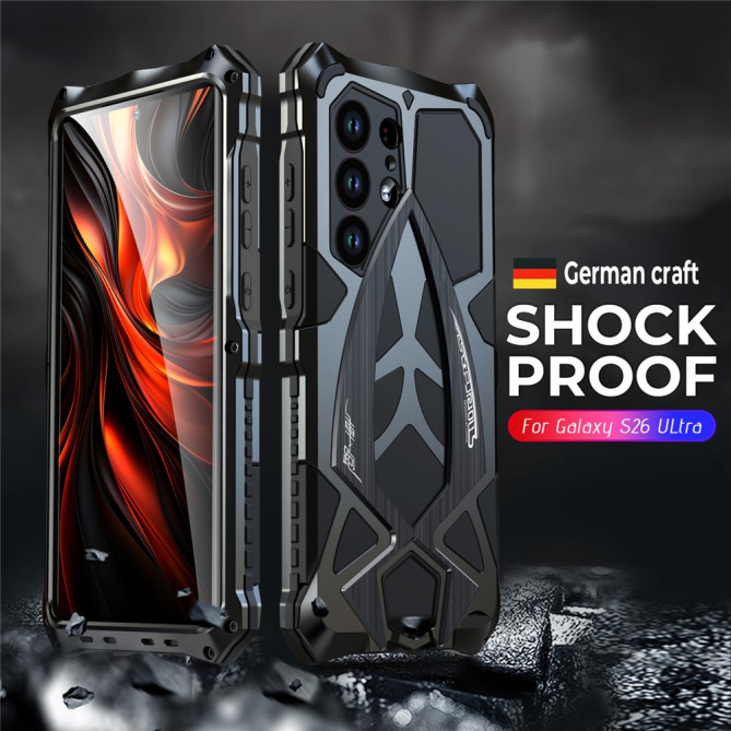 Coque Samsung Galaxy S26 Ultra intégrale Design Sportive Métal et TPU