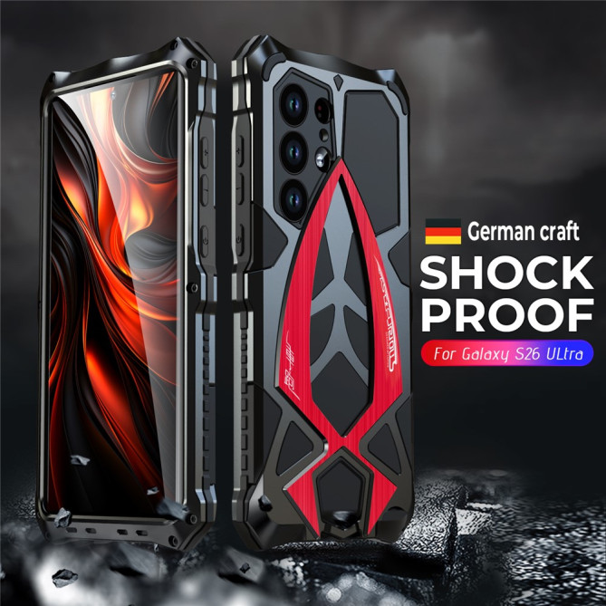 Coque Samsung Galaxy S26 Ultra intégrale Design Sportive Métal et TPU