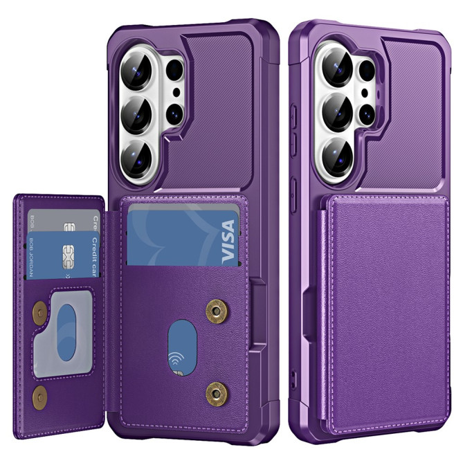 Coque Samsung Galaxy S26 Ultra Simili Cuir avec Support ILIA