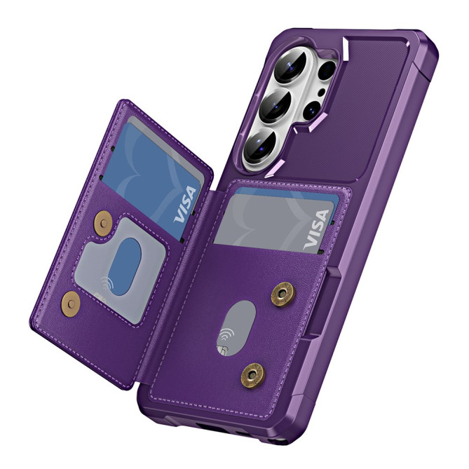 Coque Samsung Galaxy S26 Ultra Simili Cuir avec Support ILIA