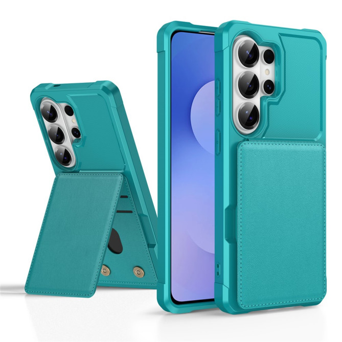 Housse Samsung Galaxy S26 Ultra Simili Cuir avec Support JADE