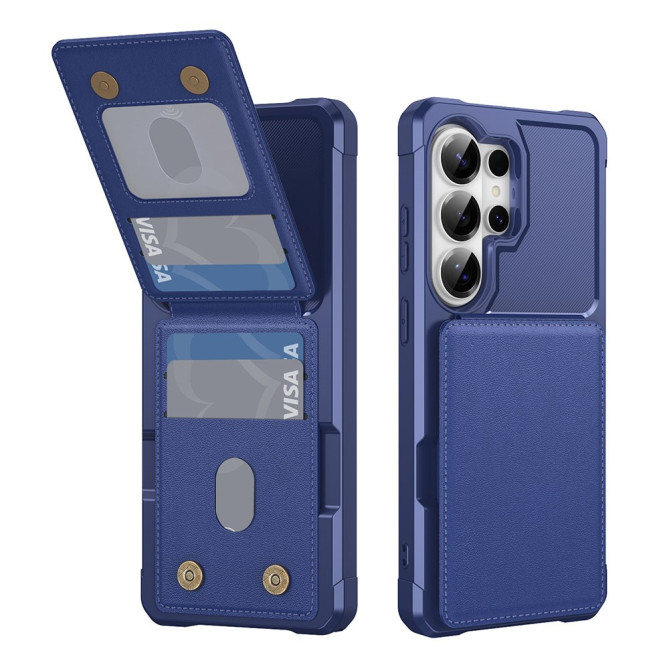 Housse Samsung Galaxy S26 Ultra Simili Cuir avec Support JADE