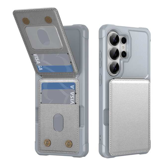 Housse Samsung Galaxy S26 Ultra Simili Cuir avec Support JADE