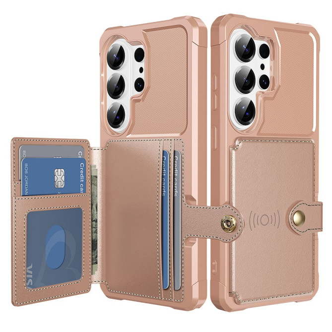 Coque Samsung Galaxy S26 Ultra Simili Cuir Porte-cartes CARA