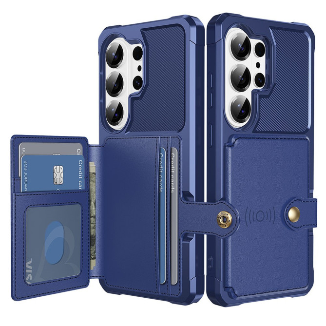 Coque Samsung Galaxy S26 Ultra Simili Cuir Porte-cartes CARA