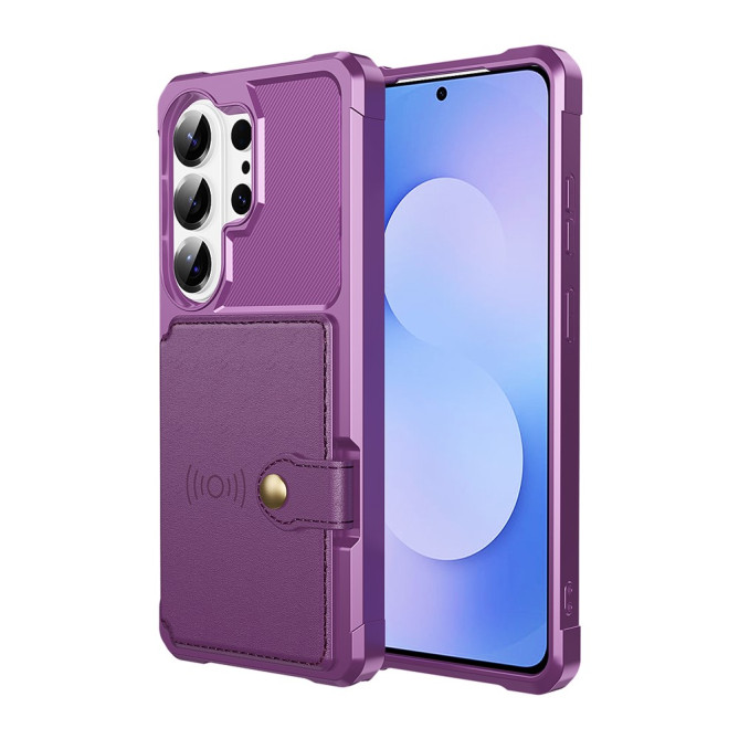 Coque Samsung Galaxy S26 Ultra Simili Cuir Porte-cartes CARA