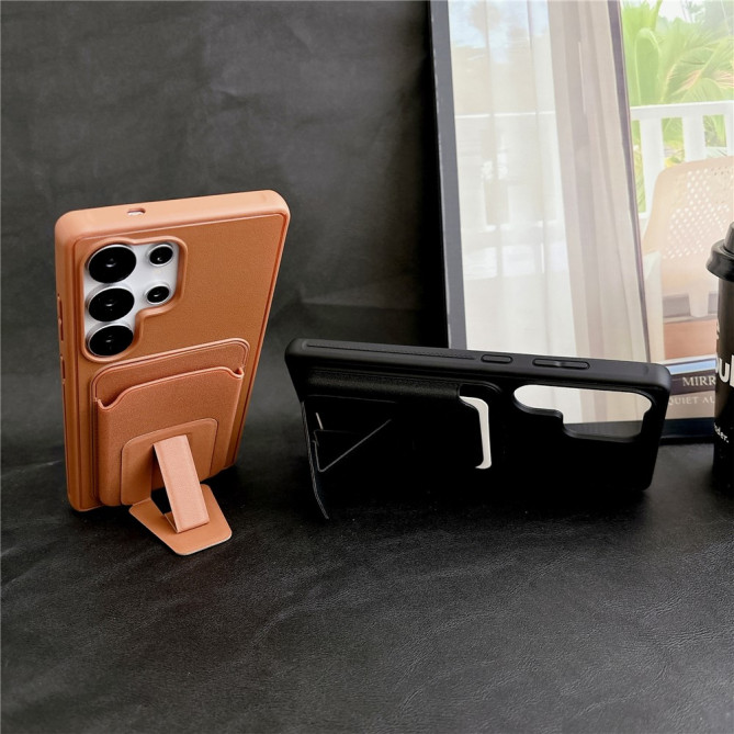 Coque Samsung Galaxy S26 Ultra Style Cuir avec Support YARA