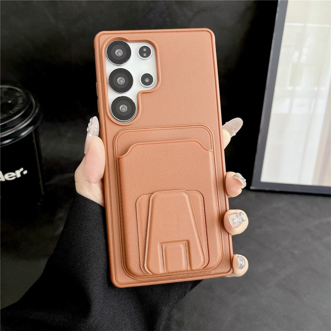 Coque Samsung Galaxy S26 Ultra Style Cuir avec Support YARA