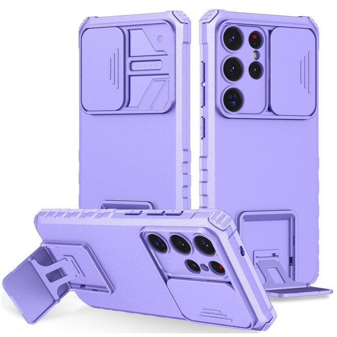 Coque Samsung Galaxy S26 Ultra Cache Caméra avec Support ELVA