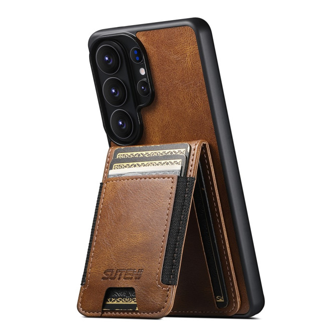 Coque Samsung Galaxy S26 Ultra SUTENI Simili Cuir