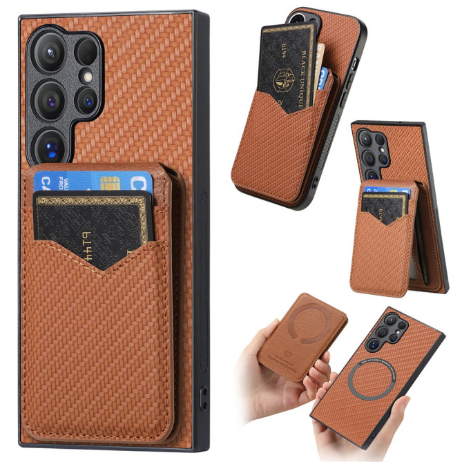 Coque Samsung Galaxy S26 Ultra Fibre de Carbone Détachable