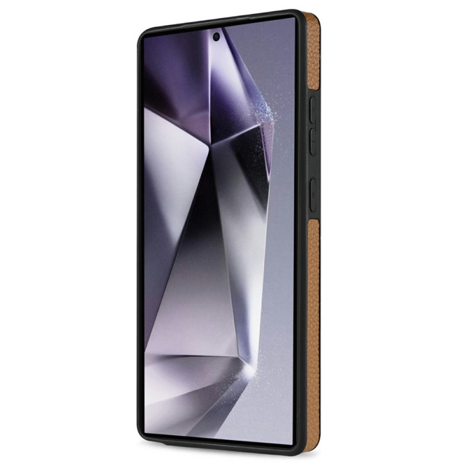 Coque Samsung Galaxy S26 Ultra Simili Cuir avec Support ELVA