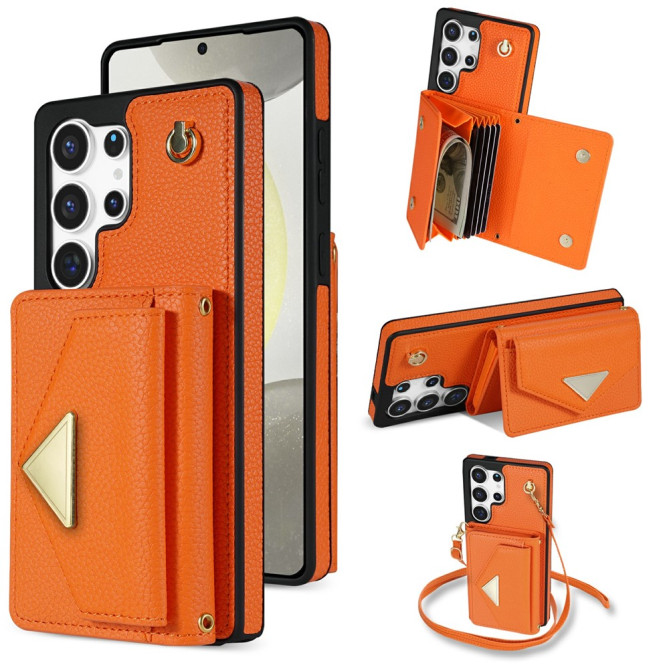 Housse Samsung Galaxy S26 Ultra Simili Cuir avec Dragonne