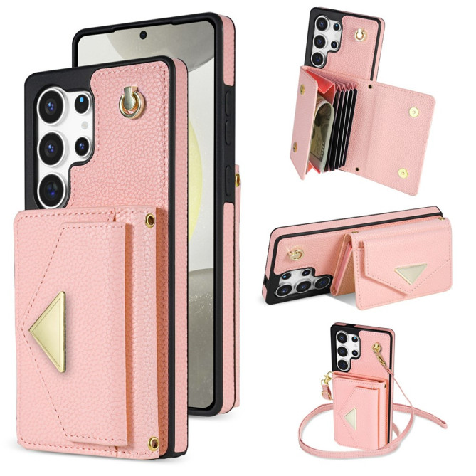 Housse Samsung Galaxy S26 Ultra Simili Cuir avec Dragonne