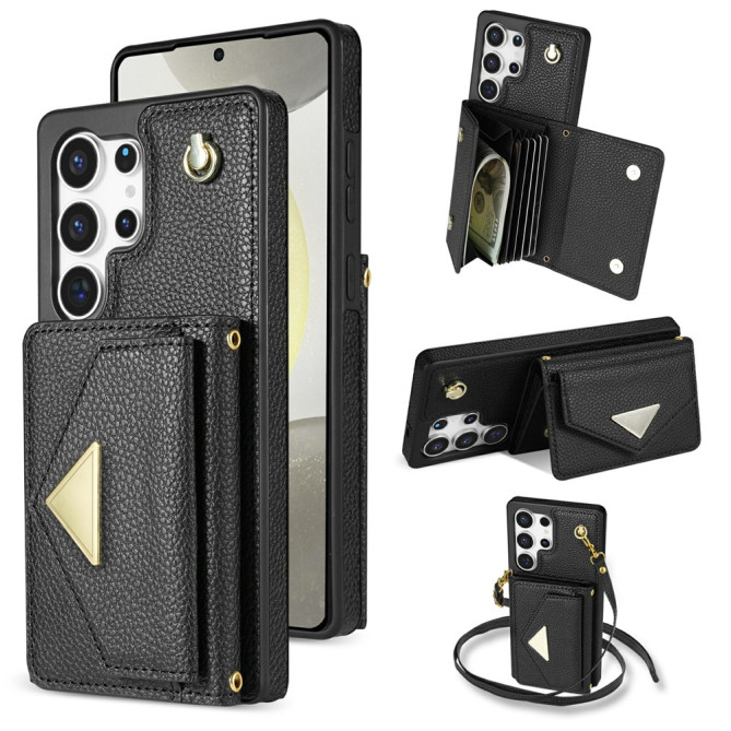 Housse Samsung Galaxy S26 Ultra Simili Cuir avec Dragonne