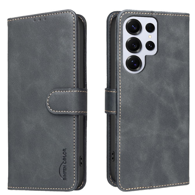 Housse Samsung Galaxy S26 Ultra BINFEN BF37 Simili Cuir RFID