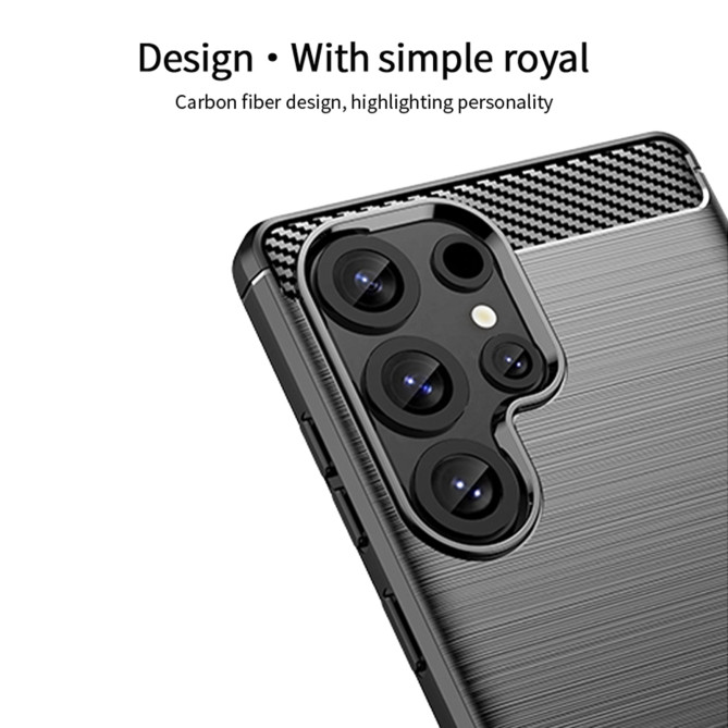 Coque Samsung Galaxy S26 Ultra MOFI Fibre de Carbone Brossée