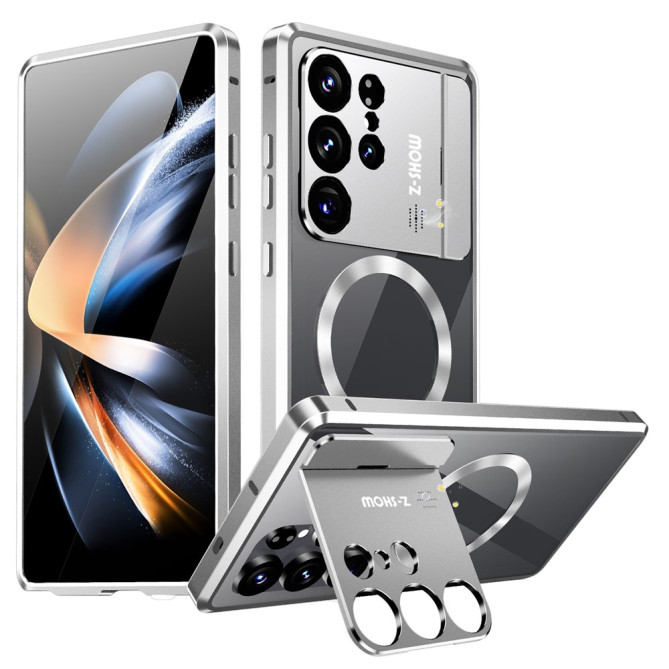 Coque Samsung Galaxy S26 Ultra Magnétique Hybride avec Support et Aromathérapie