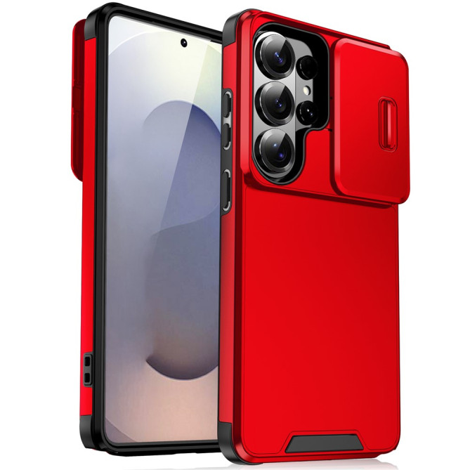 Coque Samsung Galaxy S26 Ultra Antichoc avec Cache Caméra Coulissant