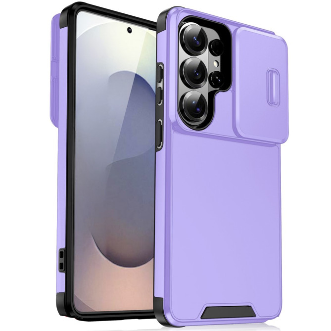 Coque Samsung Galaxy S26 Ultra Antichoc avec Cache Caméra Coulissant