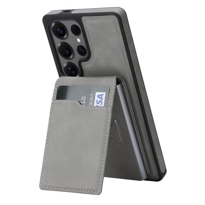 Coque Samsung Galaxy S26 Ultra simili cuir avec Support SARA