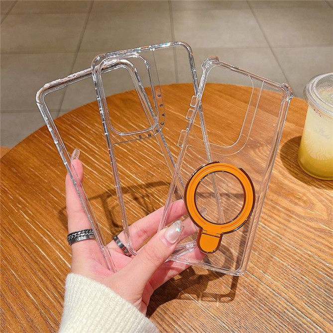 Coque Samsung Galaxy S26 Ultra Transparente Antichoc avec Support Magnétique