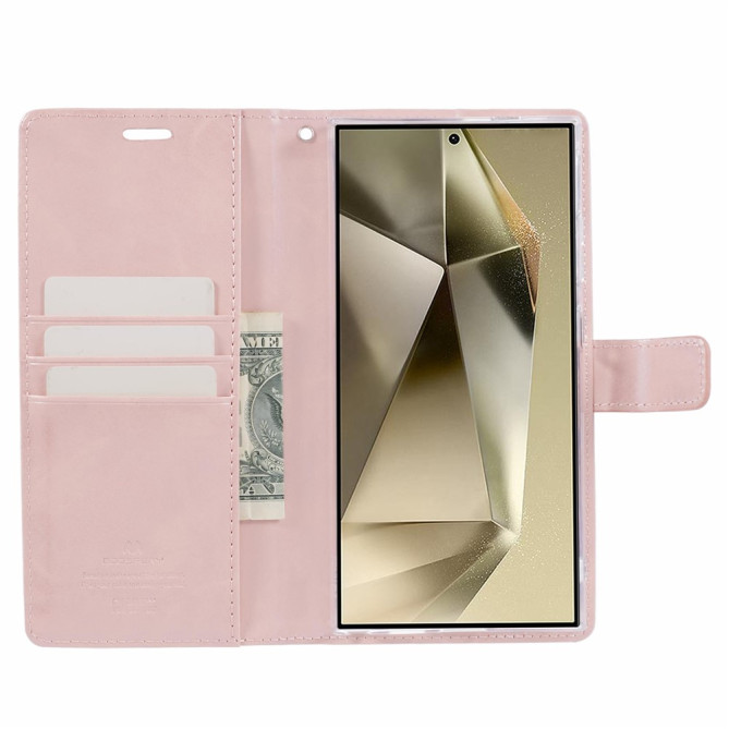 Étui Samsung Galaxy S26 Ultra Blue Moon Portefeuille en Simili Cuir