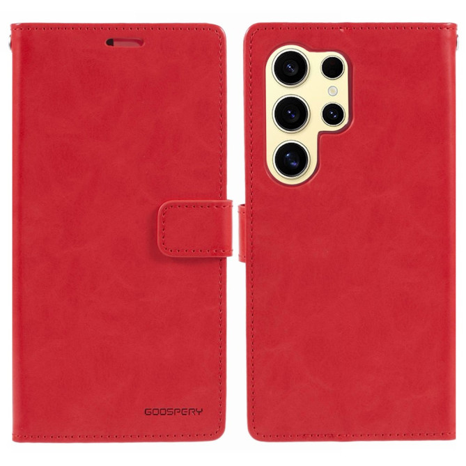 Étui Samsung Galaxy S26 Ultra Blue Moon Portefeuille en Simili Cuir