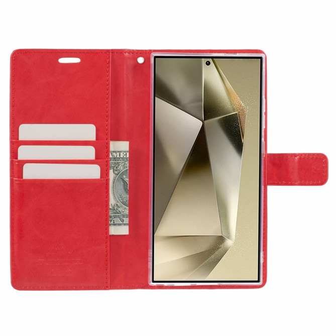 Étui Samsung Galaxy S26 Ultra Blue Moon Portefeuille en Simili Cuir