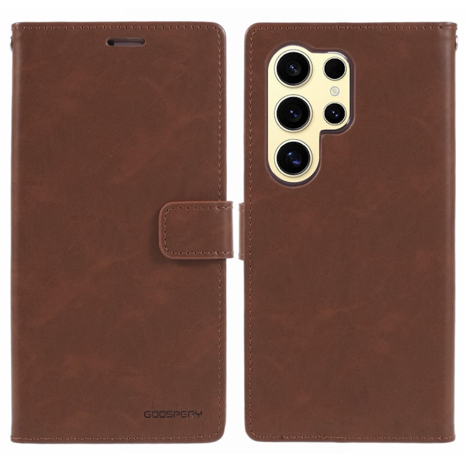 Étui Samsung Galaxy S26 Ultra Blue Moon Portefeuille en Simili Cuir