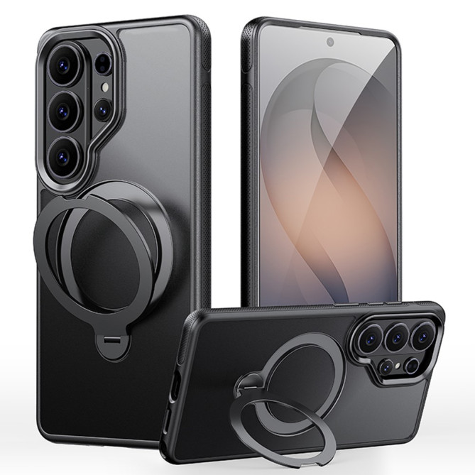 Coque Samsung Galaxy S26 Ultra Magnétique avec Support Métallique