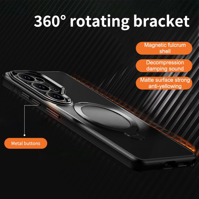 Coque Samsung Galaxy S26 Ultra Magnétique avec Support Métallique