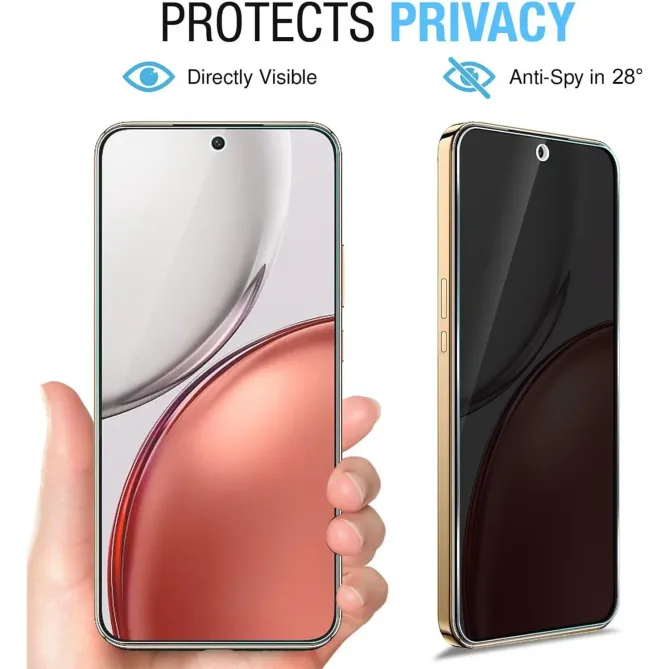 Verre Trempé Honor 600 Lite Anti-Espion Protection Intégrale