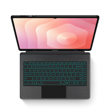 Housse Clavier Bluetooth Samsung Galaxy Tab S11 Ultra Rétroéclairée avec Pavé Tactile