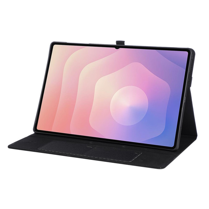 Housse Samsung Galaxy Tab S11 Ultra Texture Tissu avec Porte-Stylet