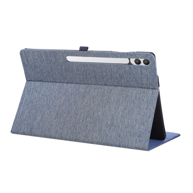 Housse Samsung Galaxy Tab S11 Ultra Texture Tissu avec Porte-Stylet