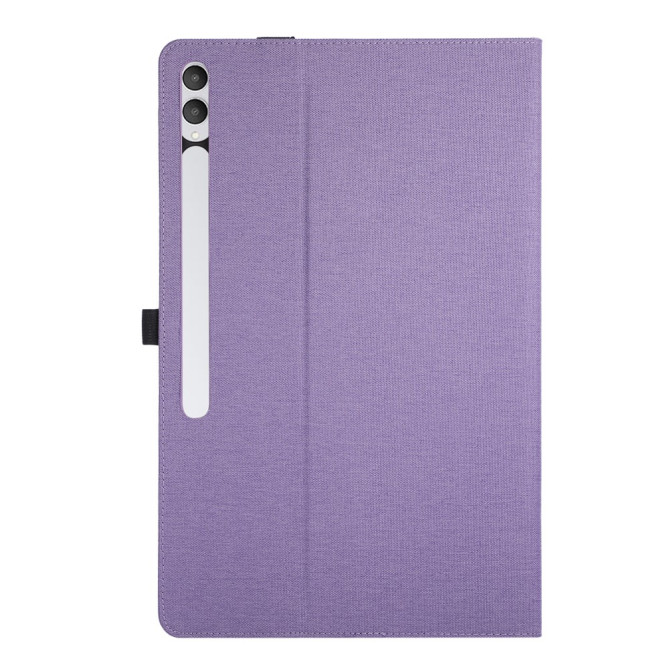 Housse Samsung Galaxy Tab S11 Ultra Texture Tissu avec Porte-Stylet