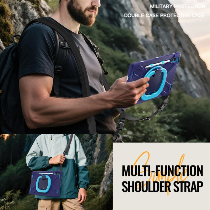 Coque Samsung Galaxy Tab S11 Ultra Renforcée avec Bandoulière