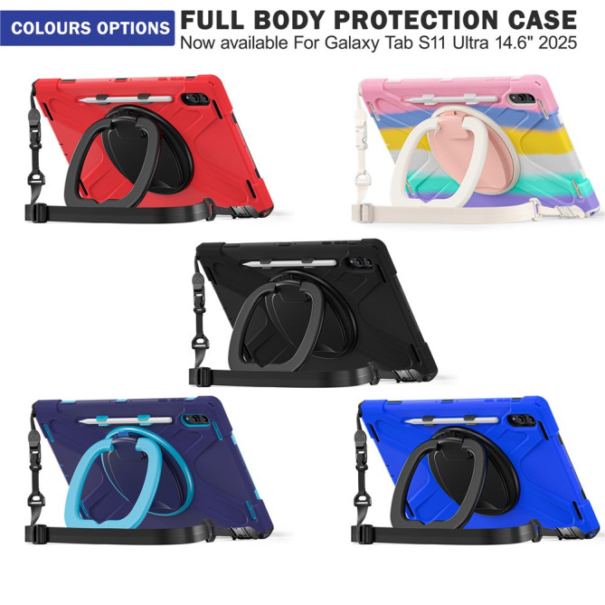 Coque Samsung Galaxy Tab S11 Ultra Renforcée avec Bandoulière